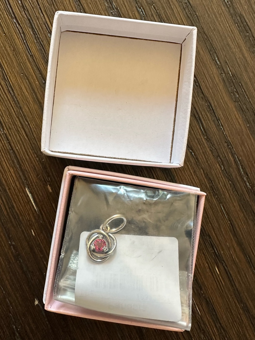 Pandora October eternity circle dangle charm